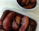 リンゴを赤ワインで煮たもの作り方4写真