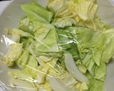 お皿ひとつで!ピリ辛昆布キャベ作り方3写真