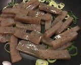 こんにゃく ネギ味噌炒め作り方3写真