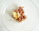 わさび菜と和風ツナマヨのサンドイッチ作り方1写真