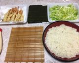 エビ天巻き寿司作り方7写真
