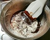 少量♪簡単♪基本のしっとりブラウニー作り方5写真