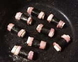長芋の磯ベーコン巻き作り方4写真