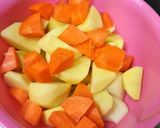 節約♪豚肉じゃが作り方1写真