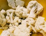 カリフラワーの天ぷら♥作り方1写真