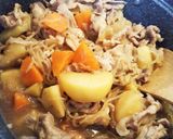 節約♪豚肉じゃが作り方8写真
