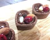 バレンタイン♡友チョコ♡ミニチョコタルト作り方6写真
