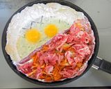 根菜たっぷり豚キムチ丼作り方2写真