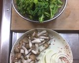 菜の花クリームパスタ作り方1写真