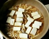 豆腐 エノキ しめじ 卵のあんかけ丼♡作り方4写真