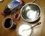 大人なグレープジュレ(ゼリー)作り方1写真
