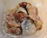 夕おもてなし弁当♪旬な鯖の竜田揚げ作り方3写真