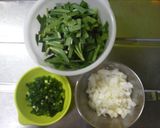 にら玉あんかけご飯作り方1写真