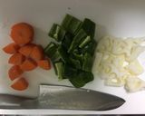 豚肉と揚げ野菜の黒酢あんかけ作り方2写真