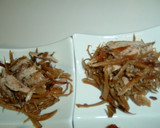 旬☆きんぴらごぼうの焼き秋刀魚和え作り方6写真