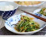 水菜と人参のレンジ煮浸し【作りおき】作り方3写真