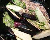 ナスとひき肉の豆板醤炒め作り方2写真