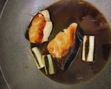 ふんわりぶりの照り焼きと焼きねぎ作り方4写真