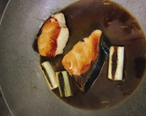 ふんわりぶりの照り焼きと焼きねぎ作り方4写真
