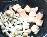 サーモンのクリームパスタ・レモン風味。作り方3写真