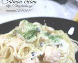 サーモンのクリームパスタ・レモン風味。作り方5写真