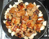 鶏もも肉と皮付きにんにく焼き♪簡単作り方9写真