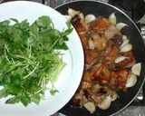 鶏もも肉と皮付きにんにく焼き♪簡単作り方10写真
