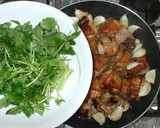 鶏もも肉と皮付きにんにく焼き♪簡単作り方10写真
