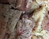 鶏肉とスティックブロッコリーのパスタ♪作り方1写真