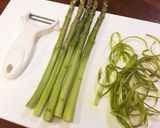 簡単！旨辛♡アスパラ豚肉巻きの照り焼き作り方1写真