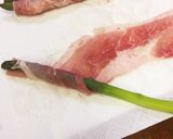 簡単！旨辛♡アスパラ豚肉巻きの照り焼き作り方3写真