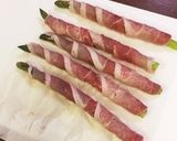 簡単！旨辛♡アスパラ豚肉巻きの照り焼き作り方4写真
