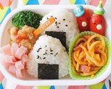 簡単★幼稚園 かわいいおにぎり弁当作り方1写真