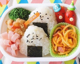 簡単★幼稚園 かわいいおにぎり弁当作り方1写真