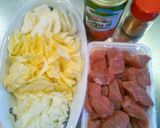 豚肉と白菜のトマト煮作り方1写真