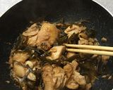 出汁を取りきった昆布と鶏肉照り煮♪作り方2写真