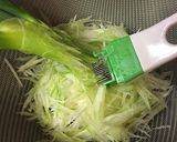 豚スライスのネギたっぷり鍋作り方1写真