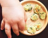 離乳食☆しらすとほうれん草のじゃがおやき作り方13写真