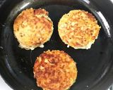 葱納豆のチーズお焼き(大葉)作り方3写真