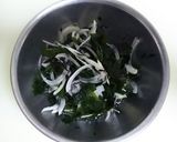 わかめとひじきの酢の物作り方3写真