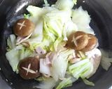 白菜と鶏肉の豆乳煮作り方4写真