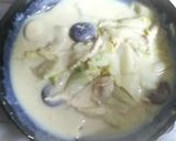 白菜と鶏肉の豆乳煮作り方6写真