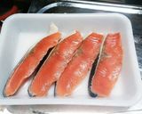 和風クリーム煮(鮭ver. )作り方1写真