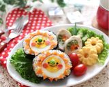 キャラ弁にも☆簡単♪太陽くんおにぎらず作り方6写真