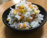 ほんのり甘いコーンとシラスの炊き込みご飯作り方5写真