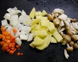 たっぷりコラーゲン♪銀鮭チャウダー作り方1写真