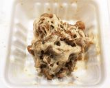 簡単☆ふんわり納豆と野菜の薄焼お好み焼き作り方2写真