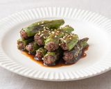 ししとうの牛肉詰め作り方6写真