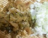 簡単！搾菜DEちょいピリパラパラ炒飯♪作り方1写真