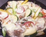若鶏と彩り野菜のアイオリチーズ焼き作り方8写真